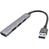 Bild von i-tec U3hubmetalmini4 (USB-A, 4 Ports), Dockingstation + USB Hub, Silber
