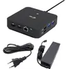 Bild von i-tec USB-C 1XDP 2X HDMI DOCK (USB-C, 12 Ports), Dockingstation + USB Hub, Schwarz