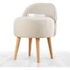 Bild von Atelier del Sofa, Hocker + Pouf, Nele (48 x 42 x 47 cm)