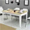 Bild von Hanah Home, Esstisch, Milan White Oak Dining Table