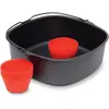 Bild von Philips Back-Kit für Airfryer XL HD9945/01, Zubehör Küchengeräte, Rot, Schwarz