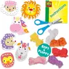 Bild von Ses Creative Fluffy loops - Tiere aus flauschigem Garn, Handarbeitsset, Mehrfarbig
