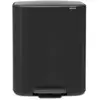 Bild von Multimatic Pedalspand Brabantia BO 2x30 liter Matt Sort, Abfalleimer, Schwarz