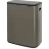 Bild von Brabantia Recyclingeimer Bo Touch, Abfalleimer, Grau, Bronze, Schwarz, Braun, Silber