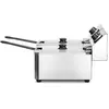 Bild von Hendi Friteuse Kitchen Line 2x 6 l 230V 2x 3300W, Fritteuse, Silber