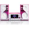 Bild von Lenco MC-020 Princess (Bluetooth, 2x 5 W), Stereoanlage, Rosa, Violett, Weiss