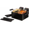 Bild von Princess 183028 Double Black Fryer, Deep fryer, 6 L, 1.8 kg, 190 °C, Double, Black, Fritteuse, Schwarz