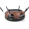 Bild von Tristar 3- in 1 Pizza Festa als Raclette, Grillplatte und zum Pizza machen, Tischgrill, Schwarz, Rot