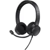 Bild von Trust HS-260 USB-ENC PC HEADSET (Kabelgebunden, USB-A), Office Headset, Schwarz