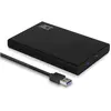 Bild von ACT 2.5" SATA hard drive enclosure, screwless, USB 3.2 Gen1 (2.5"), Festplattengehäuse, Schwarz