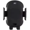 Bild von ACT Automatic smartphone car mount with wireless charging, Smartphone Halterung, Schwarz
