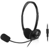 Bild von ACT Headset with 3.5mm audio jack (Kabelgebunden), Office Headset, Schwarz