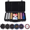 Bild von Longfield Pokerset im schwarzen Koffer mit 300 Chips mit Wertaufdruck (14 Gramm)