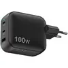 Bild von Sitecom 100W GaN Power Delivery Wall Charger (CH-1103) (100 W, 3 Ports), USB Ladegerät, Schwarz