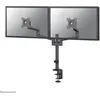 Bild von Neomounts Tischhalterung dual 100x100 -8kg 17-27"/h?v/neig/schwenk/Klemme/schwa (Tisch, 27", 8 kg), Monitor Halterung, Schwarz