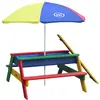 Bild von Axi Nick Sand & Wasser Picknicktisch Regenbogen - Sonnenschirm Regenbogen