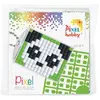 Bild von Magni Pixel P23004 Mosaik Medaillon Panda, Schlüsselanhänger für Kinder zum Selbstgestalten, kinderleichte