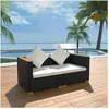 Bild von vidaXL, Gartenlounge, Hadonella (Ecksofa (2 Stk.))