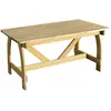 Bild von vidaXL, Gartentisch + Balkontisch, Gartentisch 150 x 74 x 75 cm Imprägniertes Kiefernholz (150 x 74 x 75 cm)