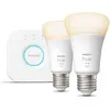 Bild von Philips Hue, Leuchtmittel, White Starter Set (E27, 1055 lm, 2x)