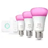 Bild von Philips Hue, Leuchtmittel, White & Color Ambiance BT Starter-Set (E27, 1100 lm, 3x)