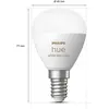 Bild von Philips Hue, Leuchtmittel, White & Color Ambiance Luster (E14, 470 lm, 2x)