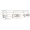 Bild von vidaXL, Gartenlounge, 2 osobowa sofa ogrodowa z palet, bia a, drewno FSC (277383)