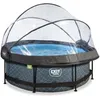 Bild von Exit Toys EXIT Stone Pool ø244x76cm mit Filterpumpe und Abdeckung - Grau
