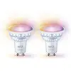 Bild von WiZ, Leuchtmittel, Tunable White & Color (GU10, 345 lm, 2x)