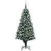 Bild von vidaXL, Weihnachtsbaum, Olivia (mit 61 weissen/grauen Kugeln) (240 cm)