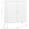 Bild von vidaXL, Kommode + Sideboard, Alconis (80 x 35 x 101.50 cm)