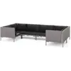 Bild von vidaXL, Gartenlounge, Gavin (2x Mittelteil + 4x Eckteil)