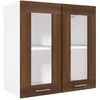 Bild von vidaXL, Regal, Nazonor (1x Hängeschrank aus Glas (2 Türen) 60 cm breit, 60 cm hoch) (31 x 60 x 60 cm)