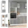 Bild von vidaXL, Regal, Nazonor (1x Mikrowellen-Unterschrank 60 cm) (60 x 57 x 207 cm)