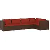 Bild von vidaXL, Gartenlounge, Alwonilla (3x Eckteil + 2x Mittelteil)