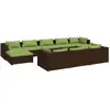 Bild von vidaXL, Gartenlounge, Dorsenor (4x Eckteil + 4x Mittelteil + 2x Fussstütze)