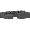 Bild von vidaXL, Gartenlounge, Dorsenor (4x Eckteil + 4x Mittelteil + 2x Fussstütze)