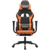 Bild von vidaXL Laronis (Mit Fussablage), Gaming Stuhl, Schwarz, Orange