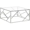 Bild von vidaXL, Couchtisch + Beistelltisch, Gasonia (Glas) (100 x 100 x 50 cm)