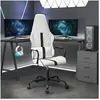Bild von vidaXL Pamoner, Gaming Stuhl, Mehrfarbig, Weiss, Schwarz