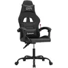Bild von vidaXL Jataria (Ohne Fussablage), Gaming Stuhl, Schwarz