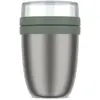 Bild von Mepal isoleer lunchpot Ellipse, Lunchbox, Grün, Transparent, Grau
