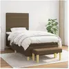 Bild von vidaXL, Boxspringbett, Inlunville (Horizontale Streifen) (80 x 200 cm)
