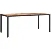 Bild von vidaXL, Gartentisch + Balkontisch, Olbura (Akazie Massivholz) (190 x 90 x 75 cm)