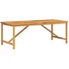 Bild von vidaXL, Gartentisch + Balkontisch, Quluner (200 x 90 x 74 cm)