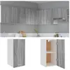 Bild von vidaXL, Regal, Allie 1x hanging cabinet (1 door) 30 cm wide 60 cm high (29.50 x 31 x 60 cm)