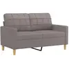 Bild von vidaXL, Sofa + Bettsofa, Lintener (Mit Kissen) (2-Sitzer)
