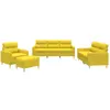 Bild von vidaXL, Sofa + Bettsofa, Inbela (Mit Kissen & Fusshocker) (2-Sitzer, 3-Sitzer)