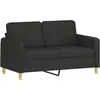Bild von vidaXL, Sofa + Bettsofa, Lamela (Ohne Fusshocker) (2-Sitzer)