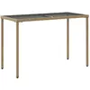 Bild von vidaXL, Gartentisch + Balkontisch, Zamenberg (Glas) (115 x 54 x 74 cm)